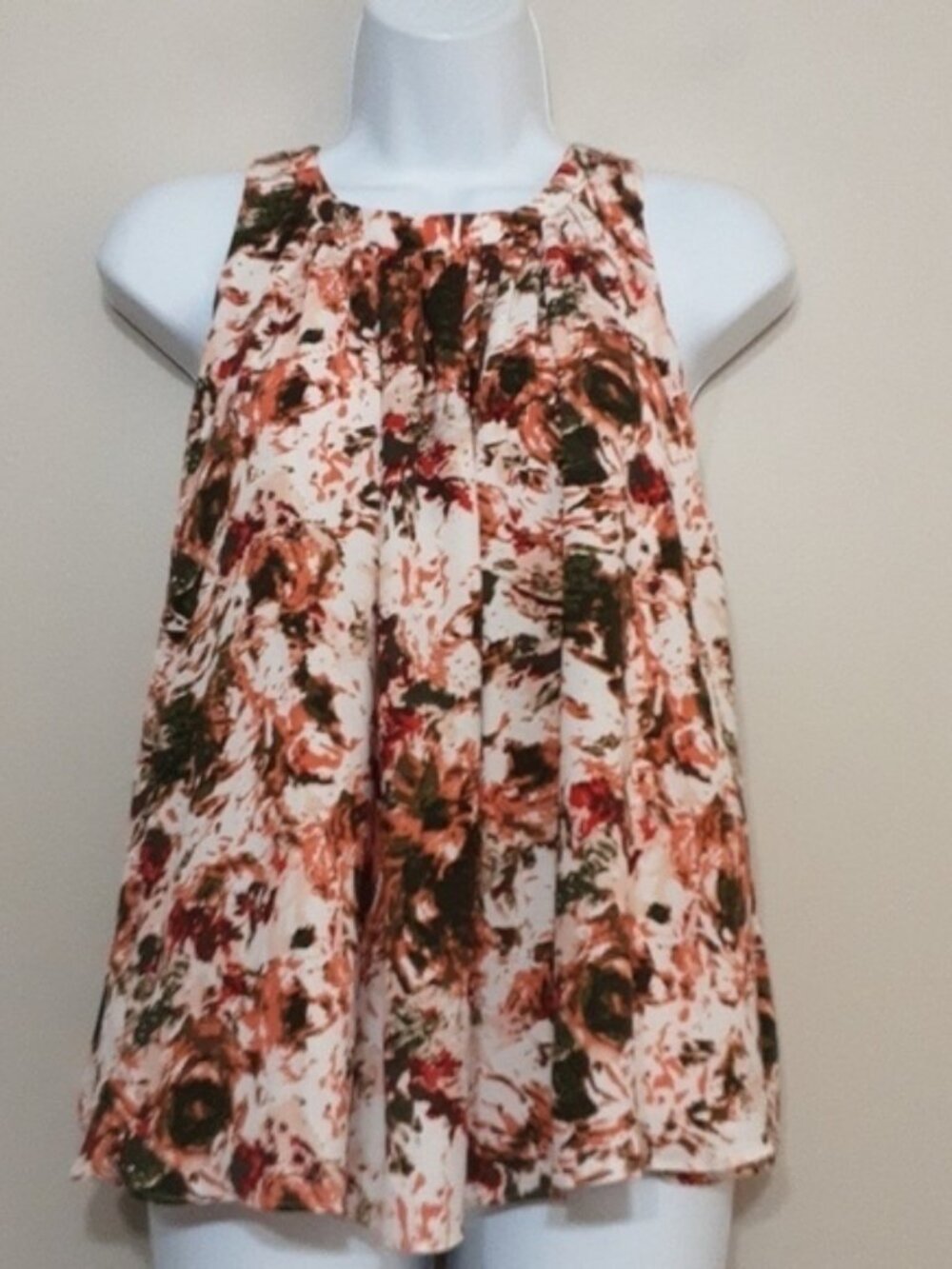 Prose & Poetry women blouse top floral size M casual vacation office artwork Y2K